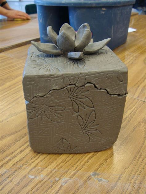 making a slab box in ceramics